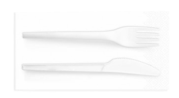 Set (coltello, forchetta e tovagliolo) (4310)