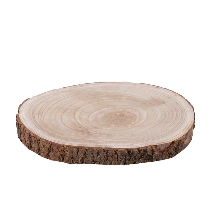 Decorazione tronco legno